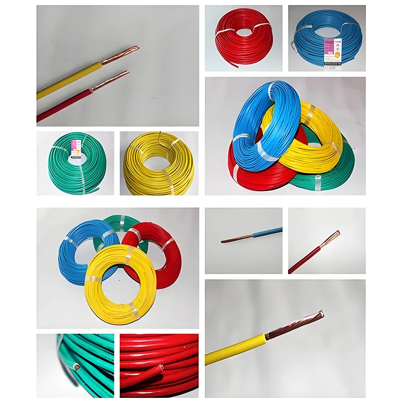 Fils isolés en PVC